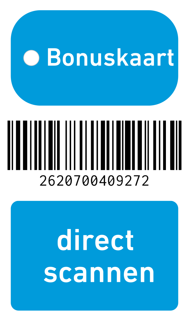 AH Bonuskaart vergeten - digitale bonuskaart scannen